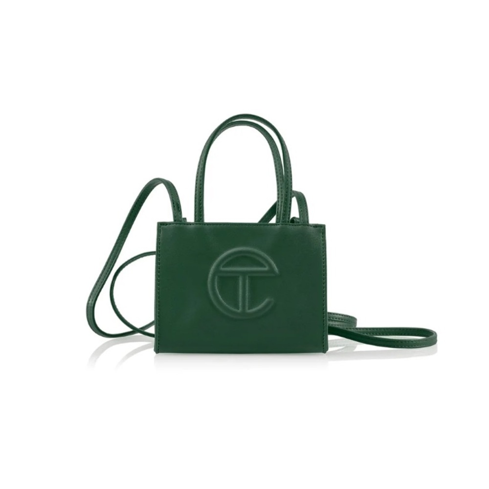 Telfar Green (Dark Olive) Mini Shopping Bag